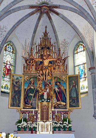 Itinerario Culturale Valli di Tures ed Aurina - stazione 14 - La chiesa di San Volfango - Bild 1